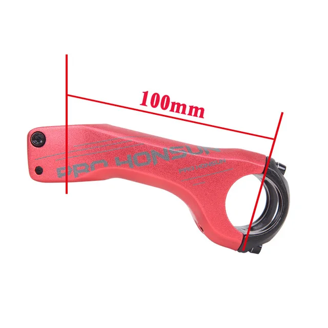PROHONSUN сплав Материал MTB Руль Riser 31,8 ручка клип Диаметр-17 ° градусов 80/100 мм горный велосипед стволовых F - Цвет: RED 100MM