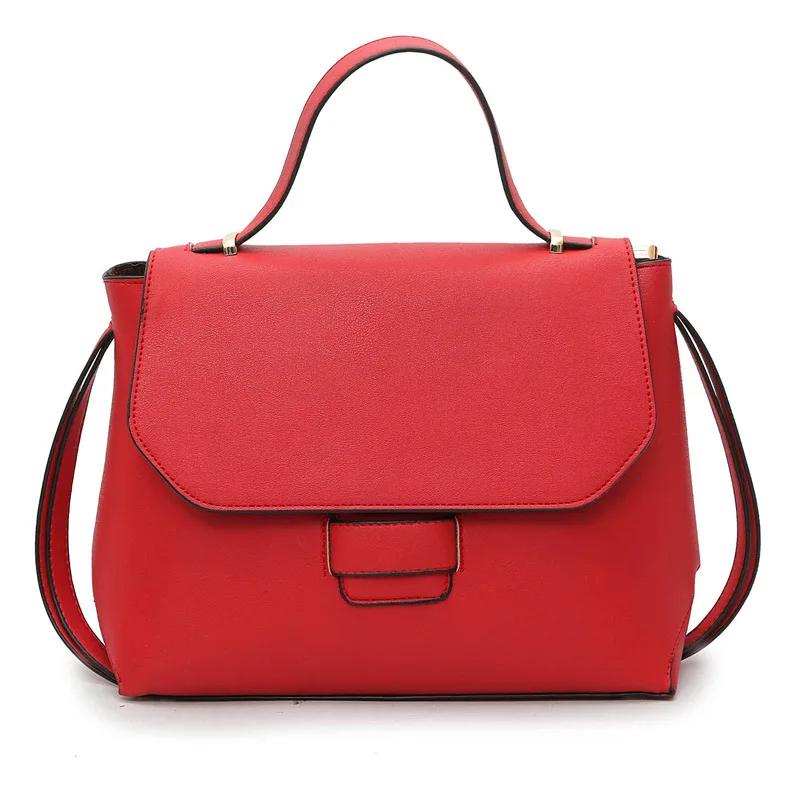 

2017 New Style Korean-style Solid Color Fashion Handbag Fashion Street Versatile Single-shoulder Bag for Women