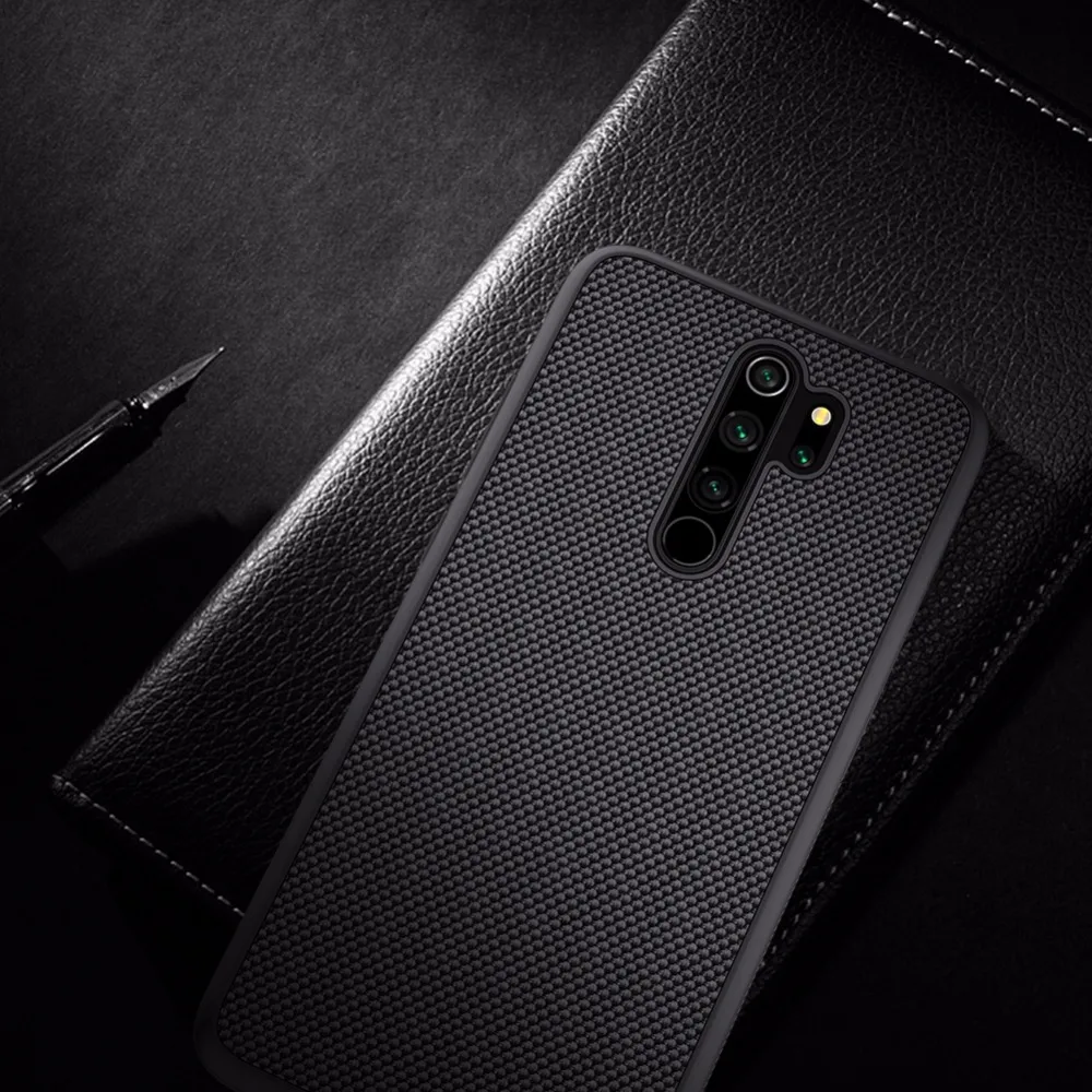 Nillkin нейлоновая PC Пластиковая Задняя крышка для xiaomi Redmi Note 8 Текстурированный чехол Защитная крышка для xiaomi Redmi Note 8 pro
