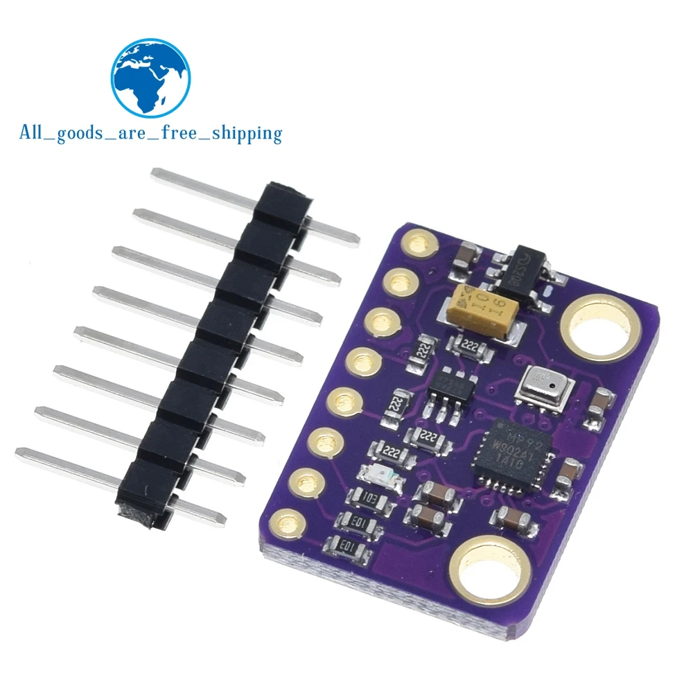 

MPU-9250 MPU9250 BMP280 SPI IIC/I2C 10DOF Acceleration Gyroscope Compass 9-Axis Sensor Board Module GY-91 For Arduino 3-5V Red