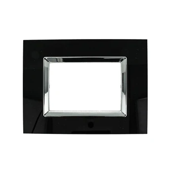 

SANDASDON SD98003-2VT SANDASDON plaque Delux 3M Black compatible Vimar Arke