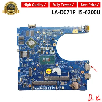 

AAL15 LA-D071P Mainboard FOR Dell 5559 5459 5759 Laptop motherboard SR2EY I5-6200U CN-0T66WJ 0T66WJ T66WJ test 100%