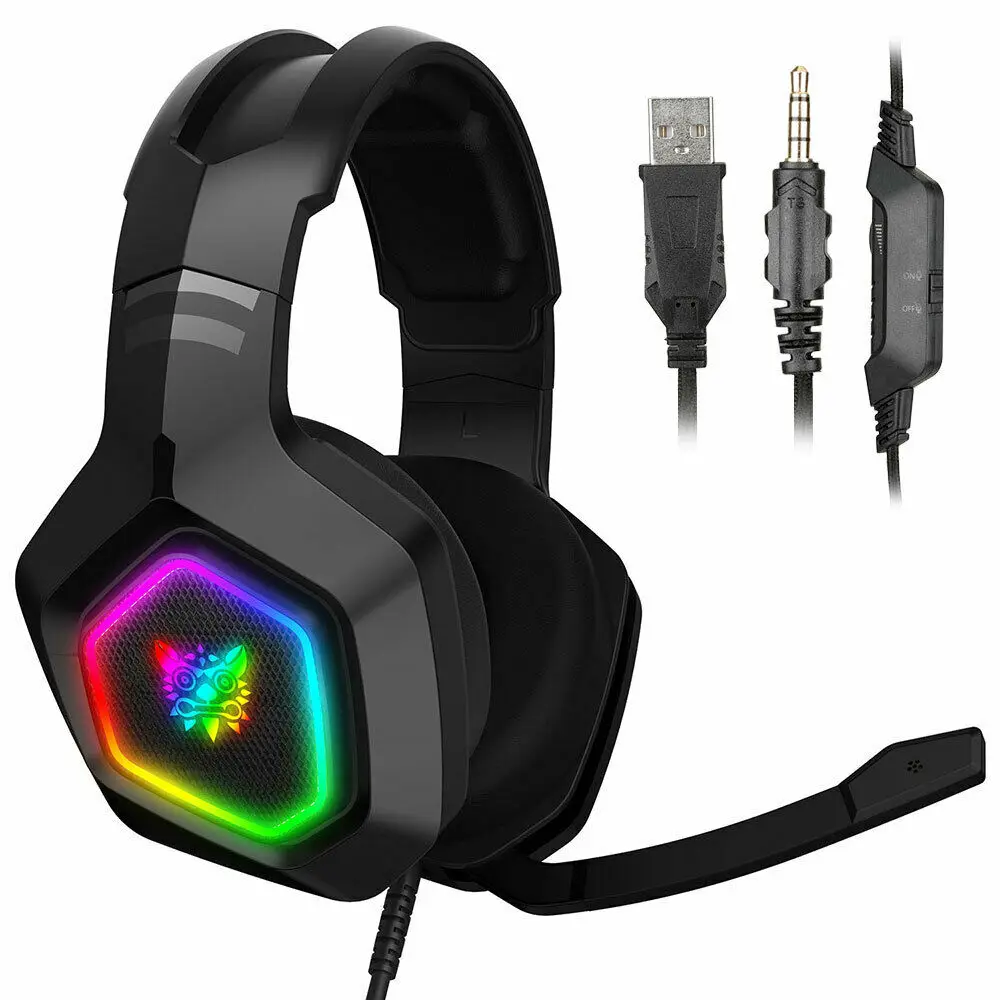 Ottwn K10 Game Headphone Desktop Notebook E sports Game Headset Mobile Games Music With mic Universal Noise Cancelling Headphone