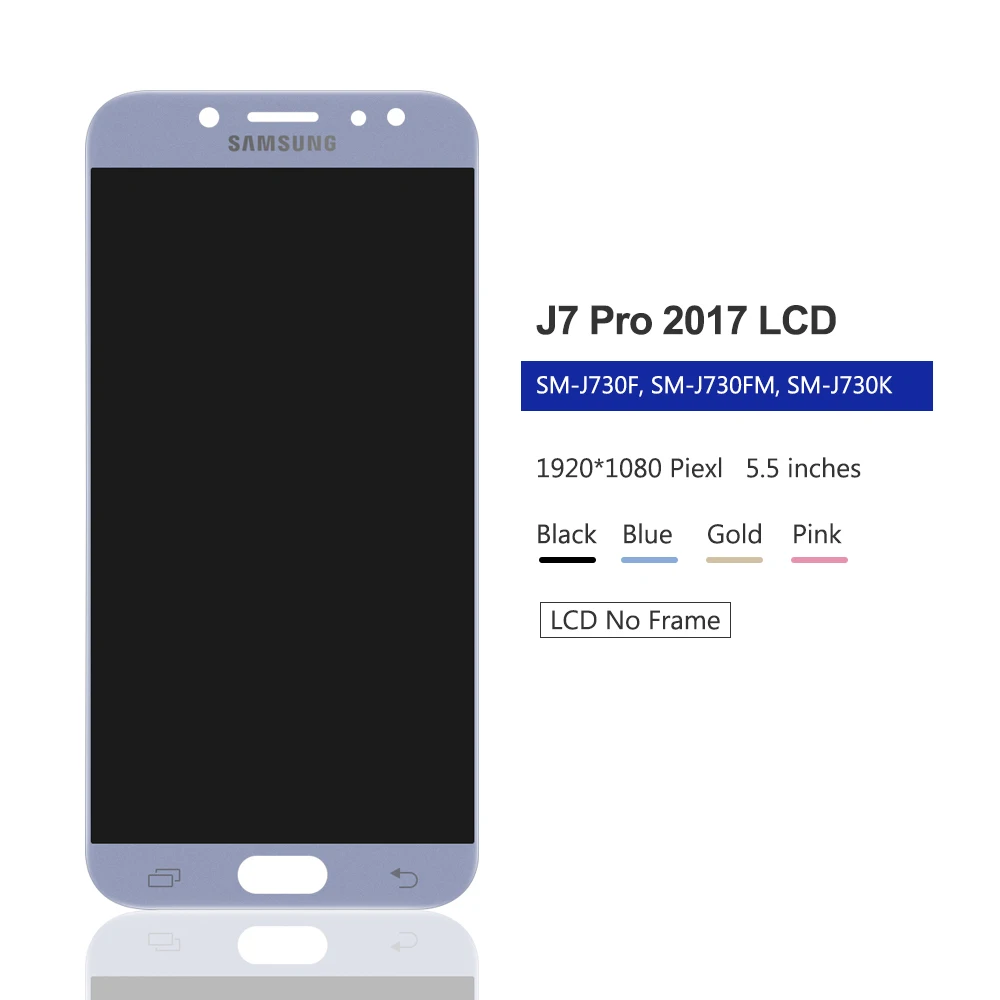 ЖК дисплей Super AMOLED для Samsung Galaxy J7 Pro 2017 J730 J730F сенсорный экран дигитайзер в сборе