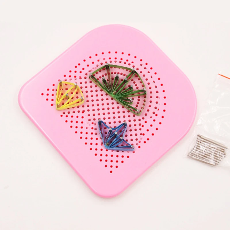 Бумага складной крафтинг сетка направляющая бумага Квиллинг ручной работы бумажный крафт инструмент для бумажного квиллинга «сделай сам» DIY ремесло инструмент