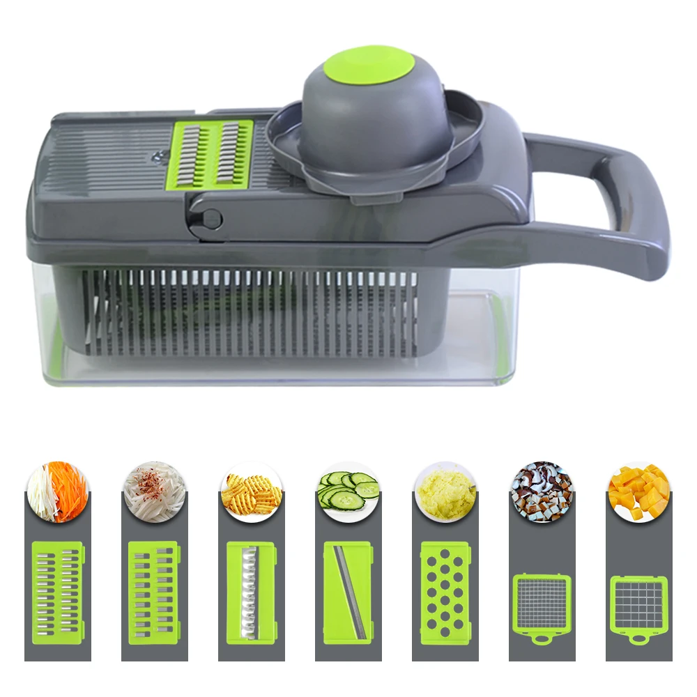 SOWOLL мандолина Slicer Spiralizer овощерезка лук еда измельчитель и Терка zuccini