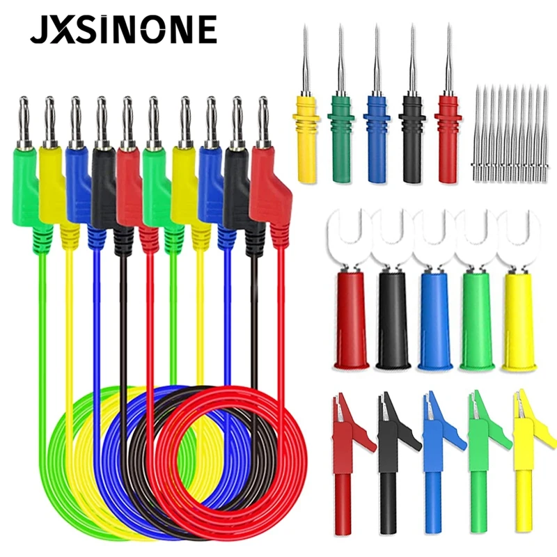 Jxsinone P1036series 4mm Banana To Banana Plug Test Lead Kit For