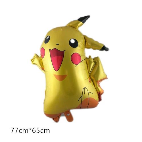 Новые воздушные шары Пикачу pokemon go, праздничные вечерние шары с днем рождения, праздничные украшения для детей, подарок для мальчиков, Мультяшные игрушки - Цвет: 1pc