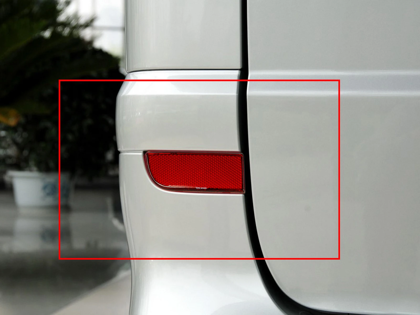 ANGRONG 2x отражатель заднего бампера Красные линзы новинка для Mercedes Benz W639 Vito Viano 2003