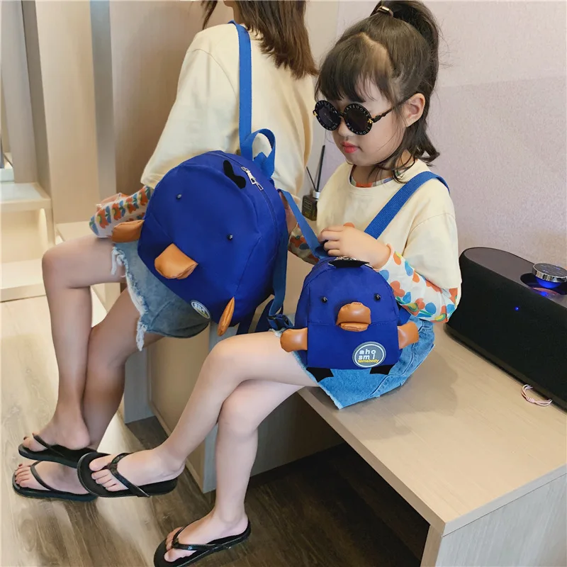 

Parent And Child-Little Duck Anti-Lost Backpack Fashion 2019 New Korean Large Small Released Kindergarten Meng Po Dual Shoulder