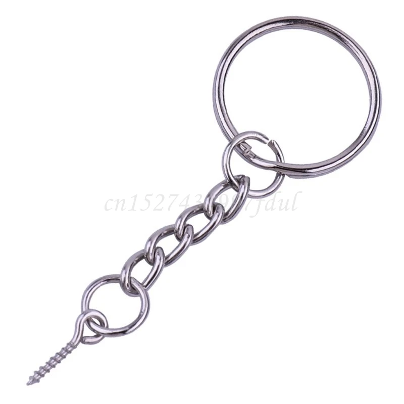 450pcs Keychain Rings, Rings Key Chain Split Metal Key Rings with Open Jump  Rings and Screw Eye Pins for Jewelry Making Craft 