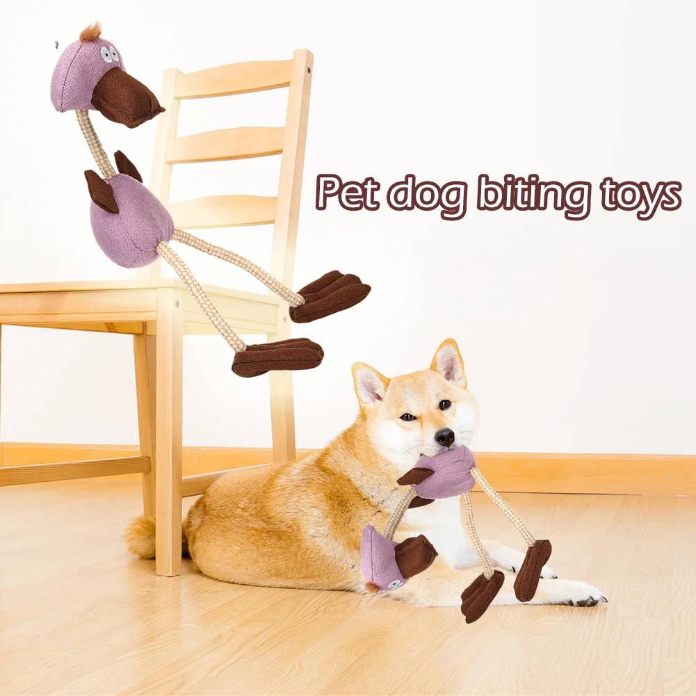 Cute Platypus Shaped Funny Squeeze Sound Canvas Doll Dog Cat Interactive Playing Molar Chew Bite Toys Pet Supplies | Дом и сад