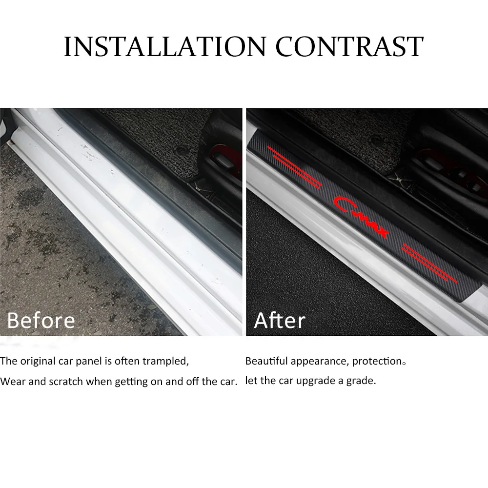 日本未入荷 4pcs For Ford Cmax C Max C Max 06 07 08 09 10 11 12 13 21 Car Door Threshold Sill Sticker Decal Protector Rmb Com Ar