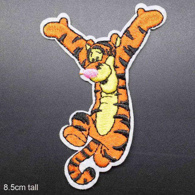 Disney Winnie The Pooh Piglet Eeyore Iron On Embroidered Clothes Patches For Girl Woman Clothing Stickers Garment Wholesale 3