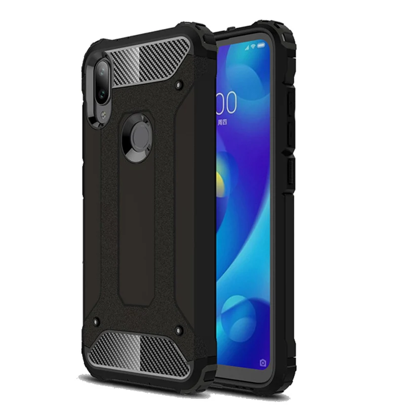 

Luxury Silicone Shockproof Phone Case for Xiaomi Mi Play Case Rugged Armor Cover Xiomi Mi Play 9 SE A3 A2 Lite 9T Bumper Cases