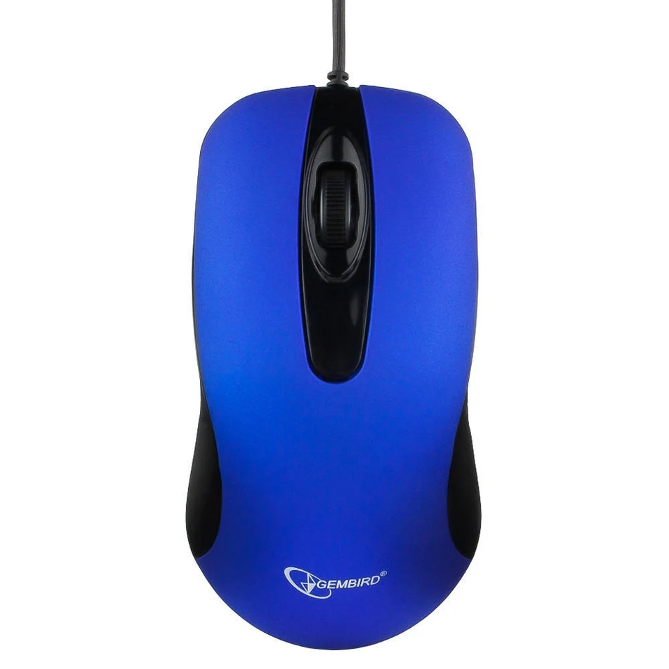 Мышь проводная Gembird MOP-400-B dark blue (MOP-400-B) | Компьютеры и офис