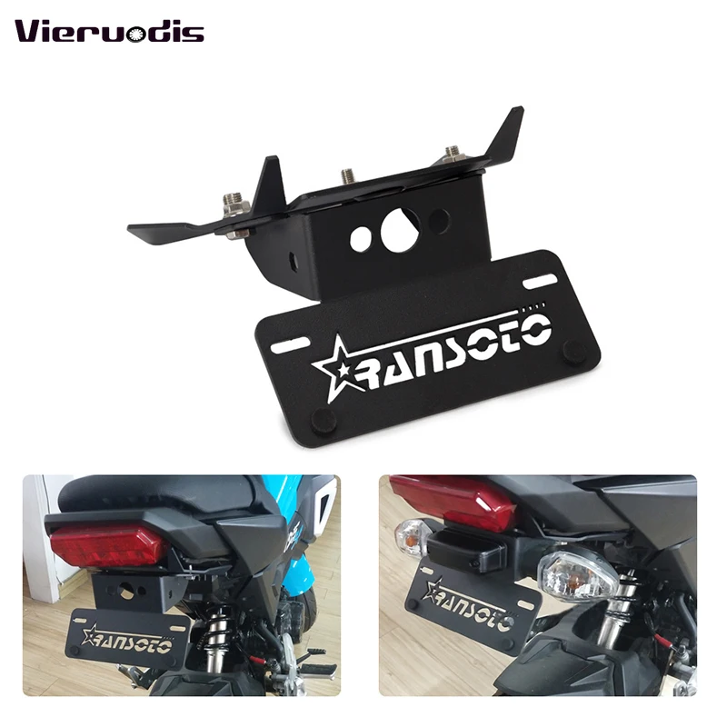 

Modified Motorcycle Rear License Plate Mount Holder for Honda Grom MSX125 2017 2018 2019 Aluminium Alloy Motocycle Accessories