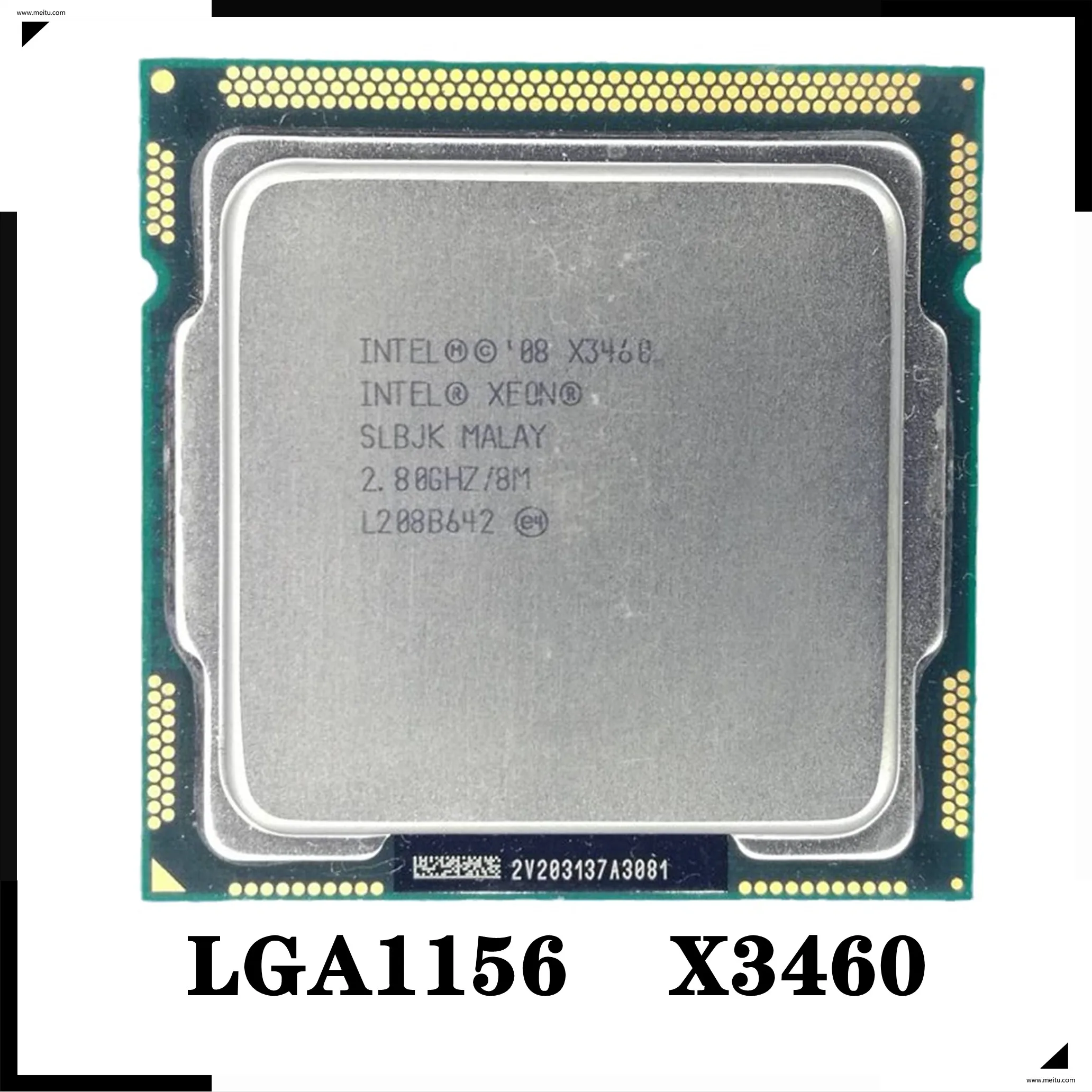 Процессор Xeon X3460 для настольного компьютера 2 8 ГГц Мб четырехъядерный разъем LGA1156