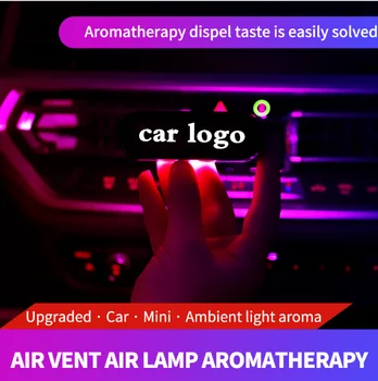 

car Air outlet air lamp aroma With light Auto Vent Fragranc Luxury Car Air Conditioning Vent Clip led Colorful interior for bmw