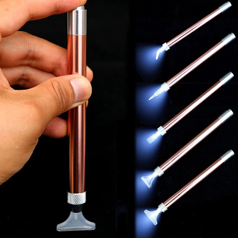 Diamond Painting Pen Tool Luminous Point Drill Magnifying Glass Lighting Sticker Drill