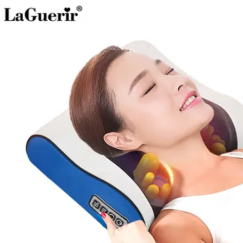 

Neck Massager Cervical Massager Waist Shoulder Back Electric Multifunction Massage Pillow Household Full Body Massage Cushion