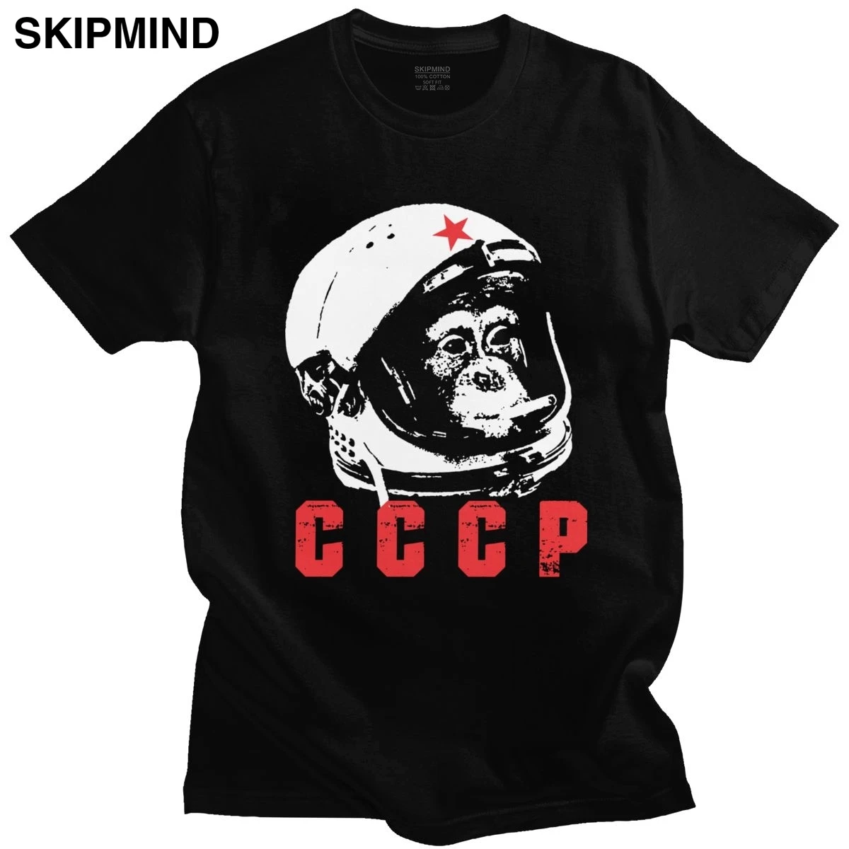Забавная Мужская футболка CCCP с смешным юмором короткими рукавами принтом