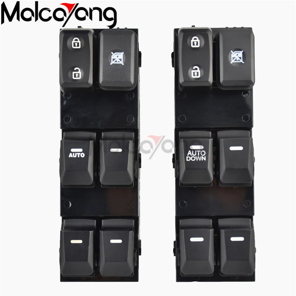 Red Light Electric Power Window Switch Button 935703w400 For Kia