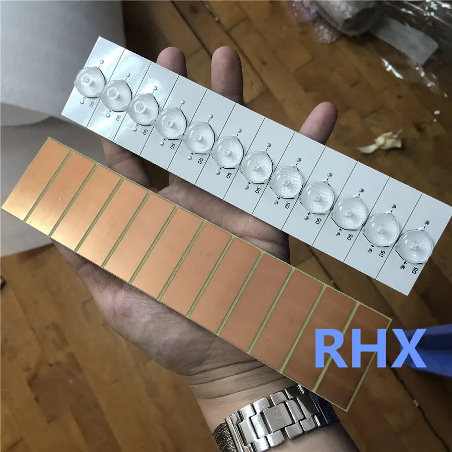 30 шт. 6 в SMD лампы бусины с оптической линзой Fliter для 32 65 дюймов светодиодный ремонт