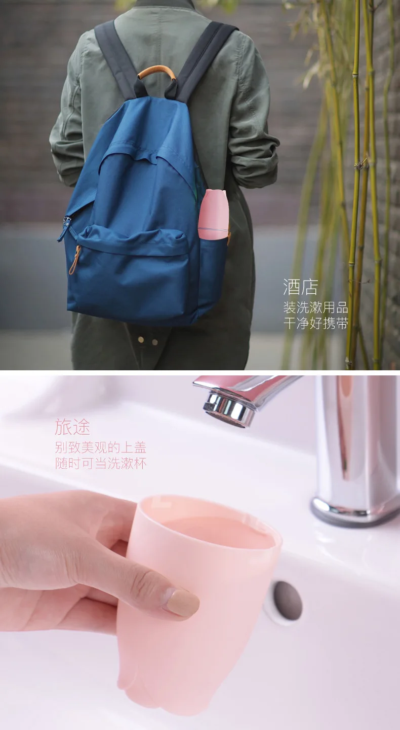 Easy Brigade Travel Cleaning Kit Creative Travel Washing Cup Multi-functional Cups Portable Sanitary Ware Washing Set