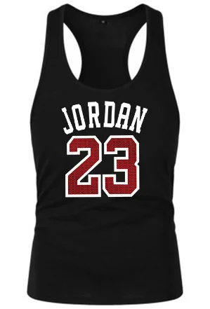 Летний бренд Jordan 23 Мужской хлопковый жилет с мужской фитнес костюм camisetas хип-хоп без рукавов - Цвет: 3