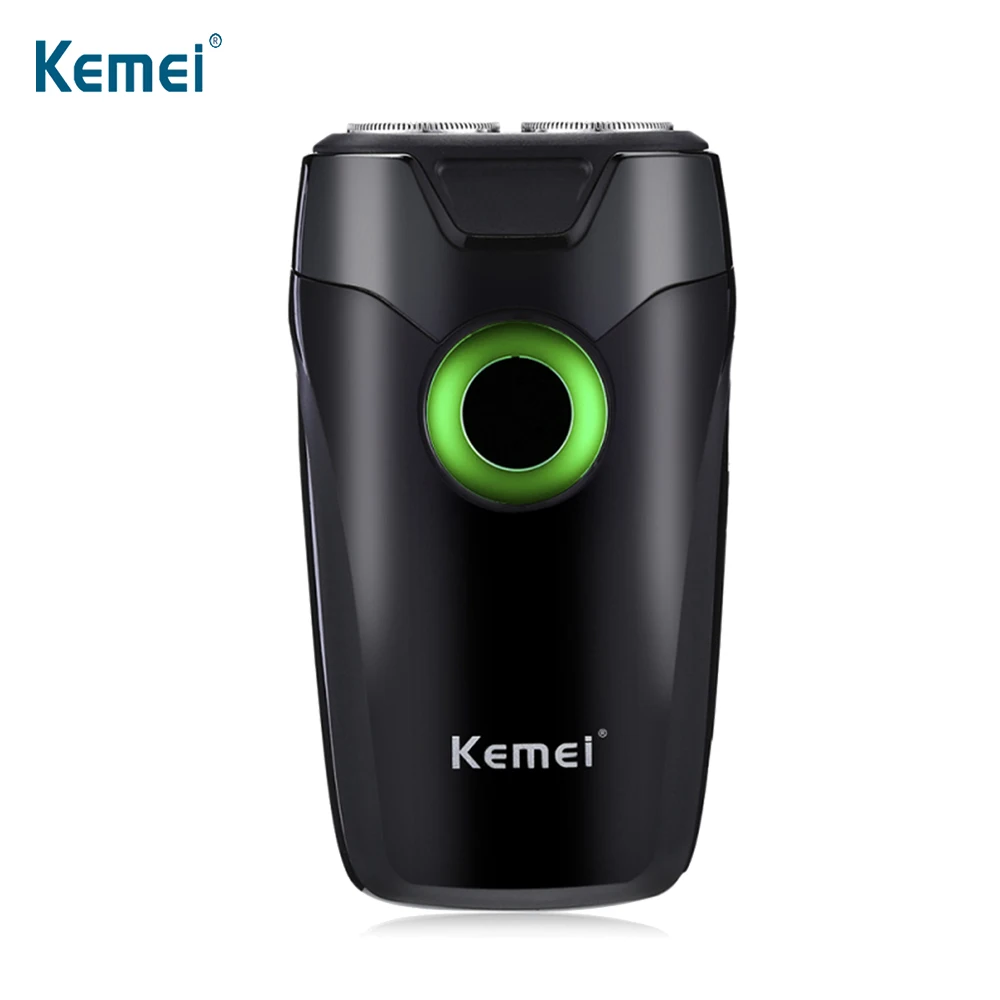 

KEMEI Mini Electric Shaver For Men Rechargeable Razor Portable Shaving Machine Beard Trimmer With Twin Blade Cordless Razors