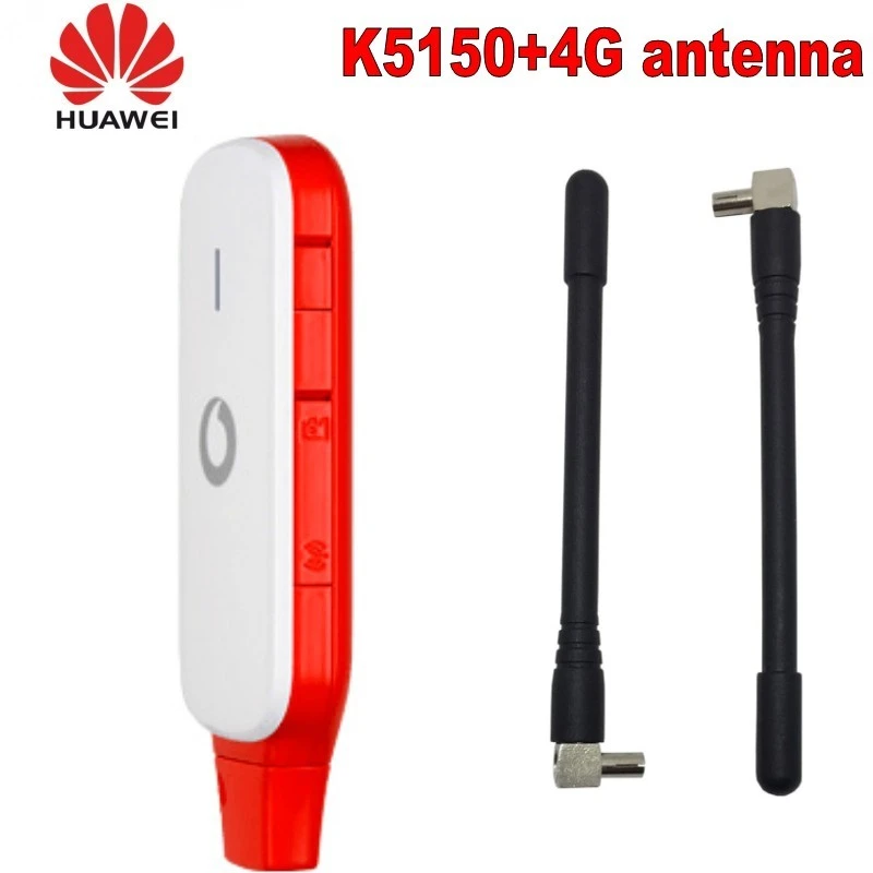 100Mbps Unlocked Vodafone K5150 4G LTE Modem PK Huawei E3276 E392 plus a pair of antenna 4g wifi modem usb