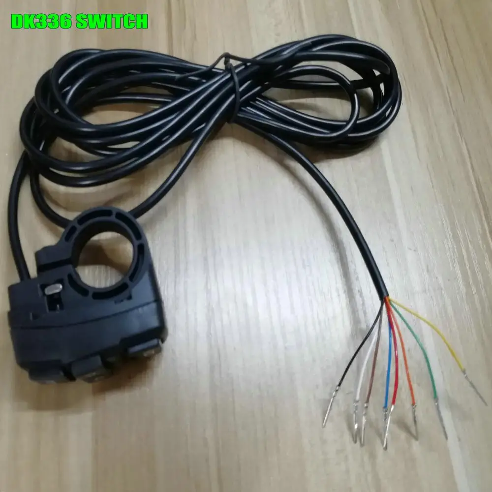 Best frontlight+horn/cruise+turning light switch dk336 scooters electric bicycle intelligent Mountain bike ATV tricycle diy parts 5