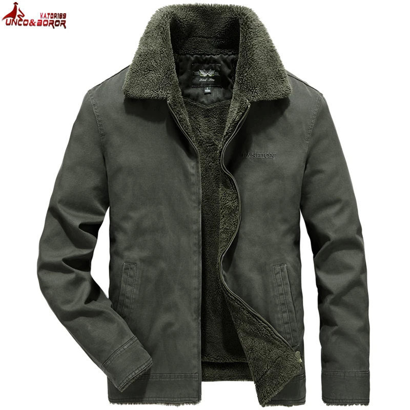 Зимняя мужская куртка 100% хлопок военный Бомбер куртки Jaqueta Masculina Мужская ветровка