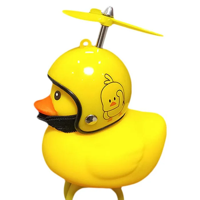 Duck Bell with Three-leaf Propeller Horn Warning Bicycle Motorcycle Accessories QP2