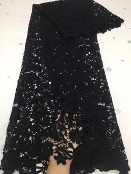 

African lace fabric high quality thread lace lace lace fabric women's clothing Nigeria water soluble lace fabric D4389