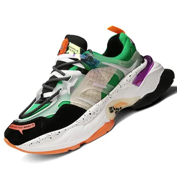 

Running Walking Sport Casual Chunky Sneakers For Men Platform Designer Dad Male Shoes Adult Trainers Thick Sole Fashion Footwear