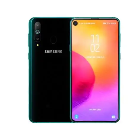 Samsung Galaxy A8s 6,4 ”Snapdragon 710 Otca core 128 ГБ Три задние камеры Face ID NFC Android 4G мобильный телефон - Цвет: 1