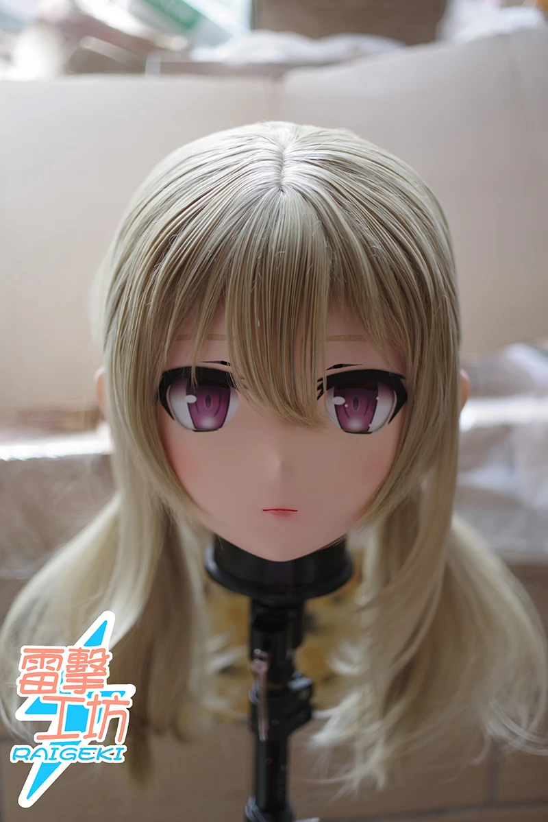 RAIGEKI MAKS 91) Смола 2/3 голова Трансвестит BJD кукла кигуруми аниме косплей маска