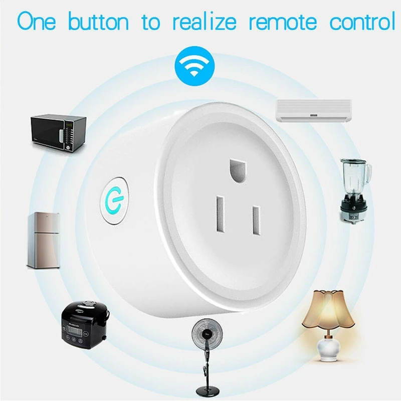 10X X6 управление через приложение умная Wifi розетка Совместимость с Alexa, Google Home& IFTTT, 2,4G 10A Wi-Fi розетка US Plug