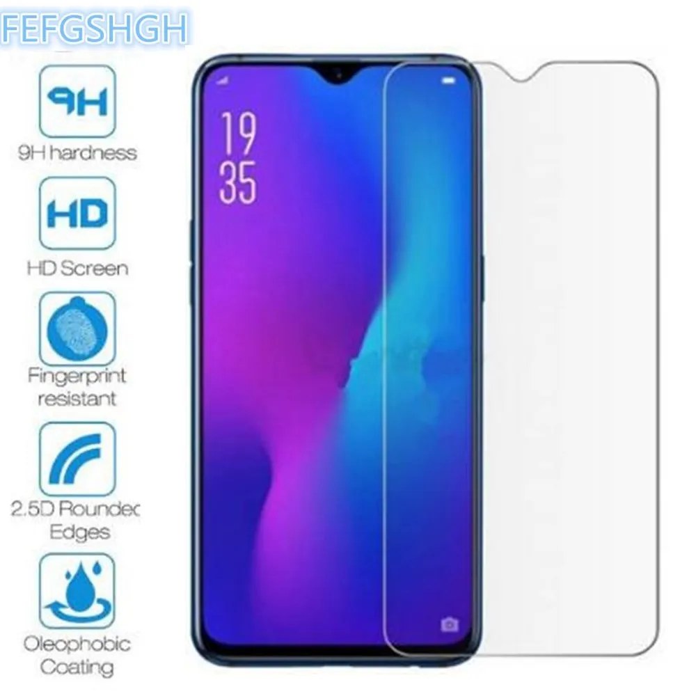 Закаленное стекло для Oppo A1K A5S A7n A9 AX5s A5 2020 A11X Realme C2 C3 5 6 i Pro защитная пленка