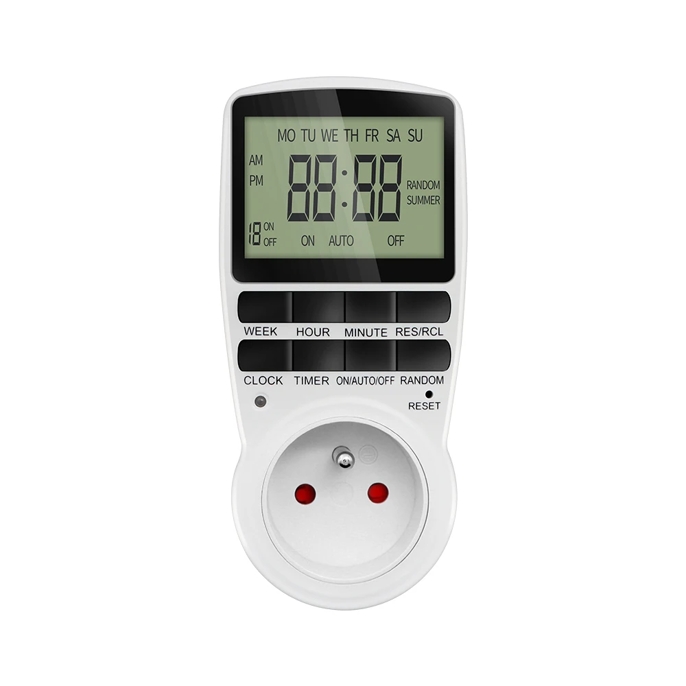 Programmable Digital Timer Switch for Kitchen Appliances with 24/7 Custom Scheduling