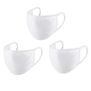 

3pcs Cotton Anti-bacterial Dust Proof Masks Breathable Mouth Face Mask for Adult