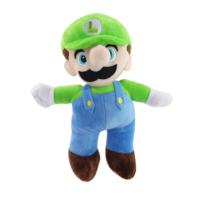 B 25cm 15-28 см братья Супер Марио Луиджи Йоши коопа уарио волуиджи гоомба Toadette вор кролик горячие плюшевые игрушки куклы Подарки для детей - Цвет: B 25cm