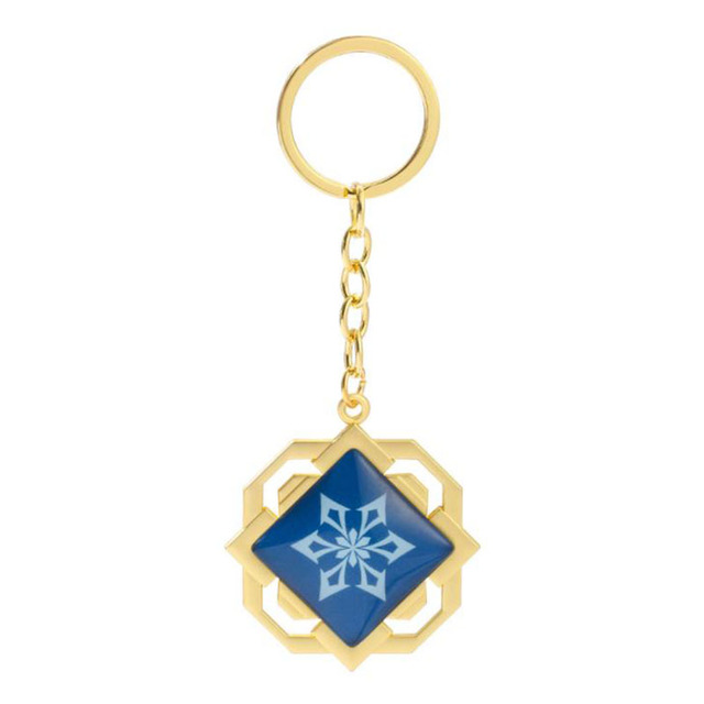 Game Genshin Impact Keychain Eyes of God keychains Luminous Metal Keychains Genshin God Eyes Fashion Lanyard Cosplay Pendant