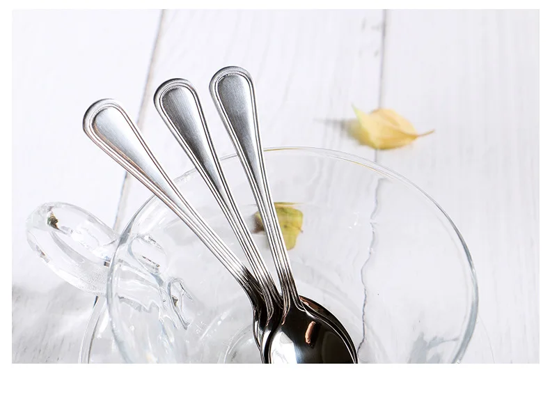stainless steel teaspoon  (2)