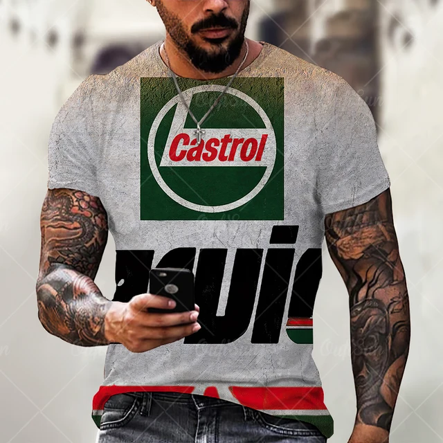 3d Tshirts For Men Vintage Casual T-shirt Street Fashion Men Monogram Printed T-shirt Short-sleeved Loose Oversized T-shirt Tops OFSZ-00259