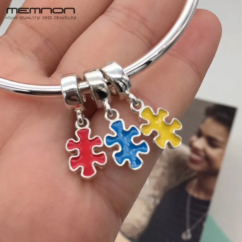 

Подвеска «Пазл» из серебра 925 пробы, с плавающей эмалью