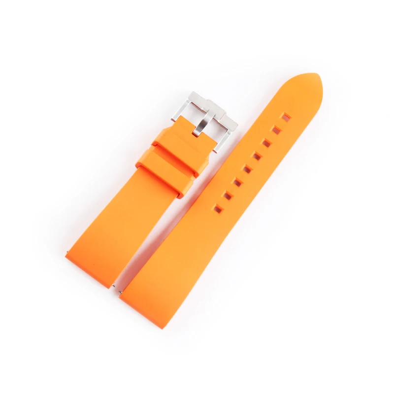 Orange1 get 1 free Ремешок для часов Fluororubber Ремешки для наручных часов buy one get one free 20 мм 22 мм 24 мм 21 мм 19 мм мягкий резиновый ремешок для часов Apple - Цвет ремешка: Orange1 get 1 free