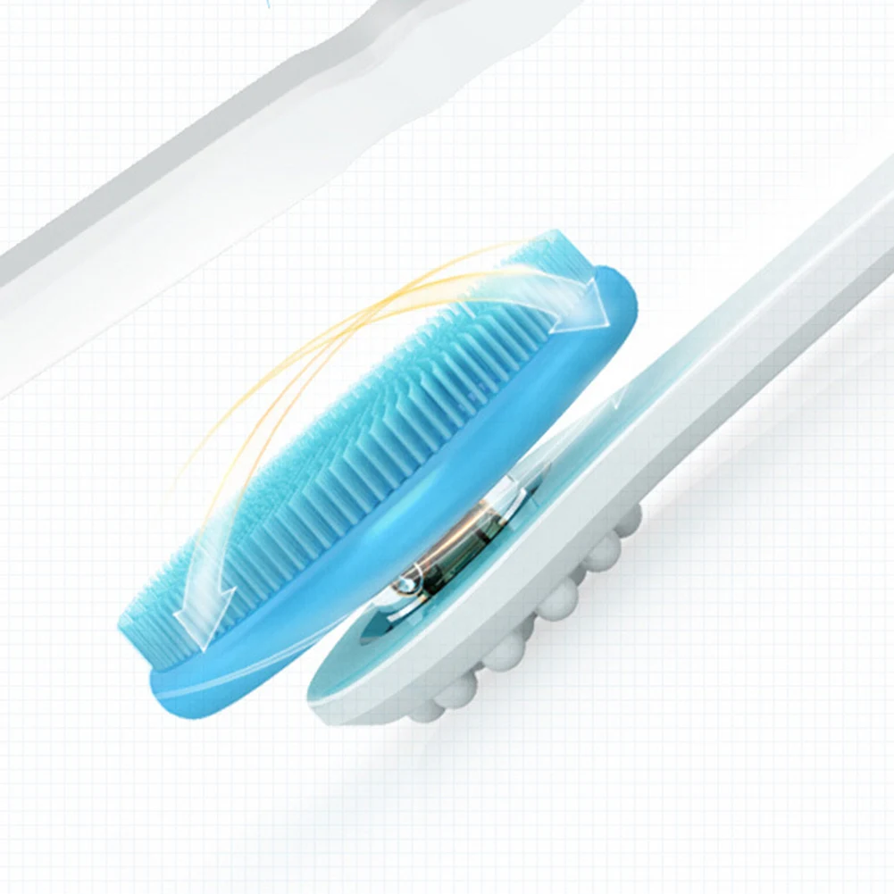 Exfoliating Body Massage Shower Brush Soft Bristle Long Handle Shower Bath Brush Back Scrubber Non-slip SPA Body Skin Care Tool